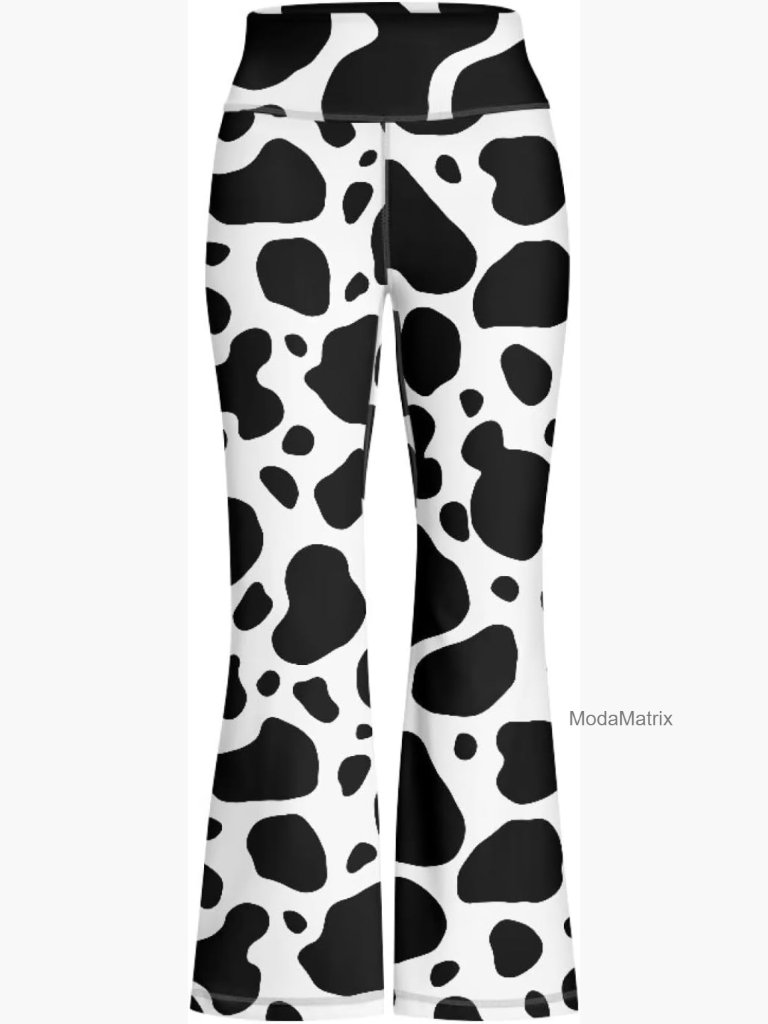 Girls Flare Leggings High Waist Yoga Pants Moisture Wicking Stretch